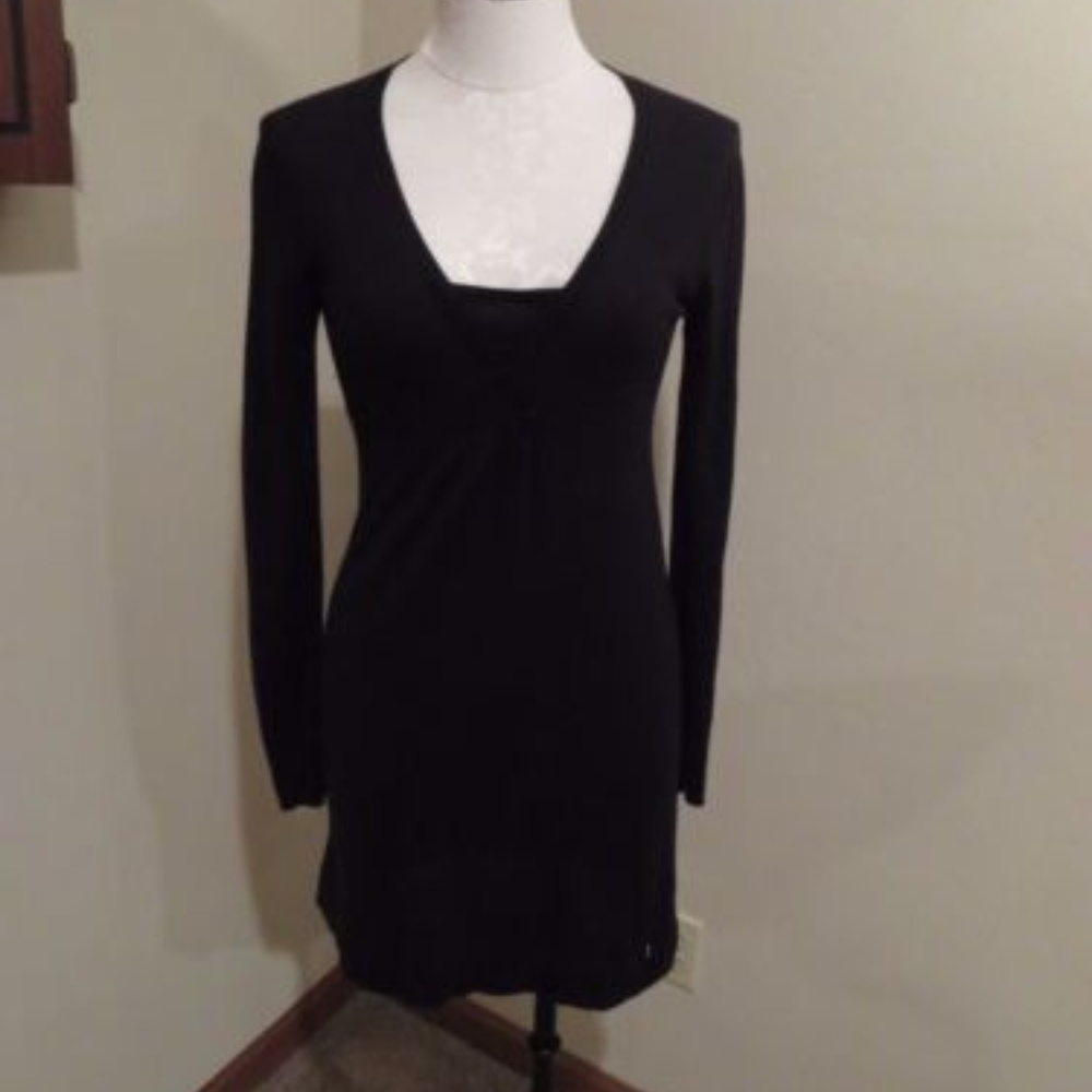 Des Petits Hauts V neck sweater dress tunic mini